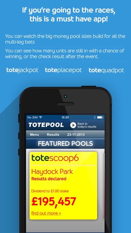 totepool live info.